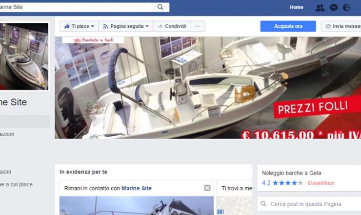 Siamo presenti anche su Facebook